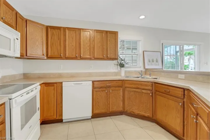 Light and bright kitchen with new appliances