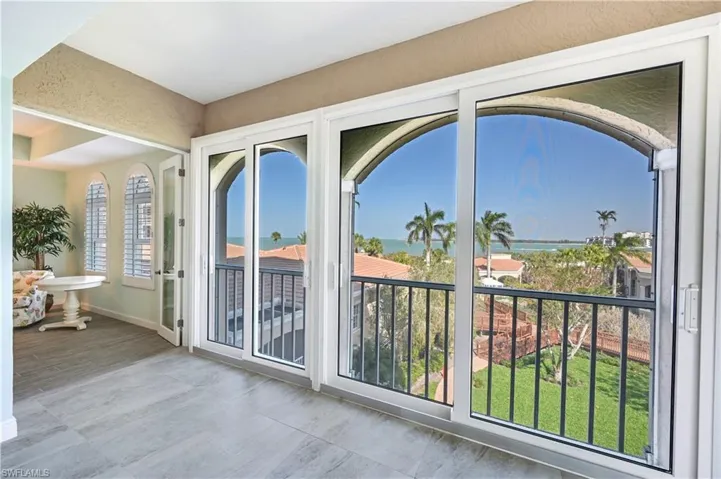 View over the Gulf of Mexico and cabana