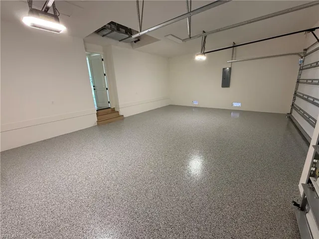 Beautiful Epoxy Coated 3 Car Garage