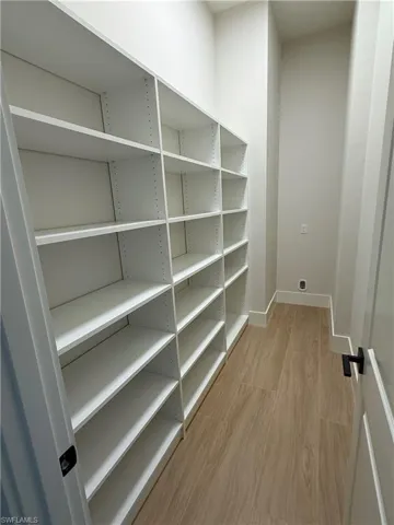View of pantry closet