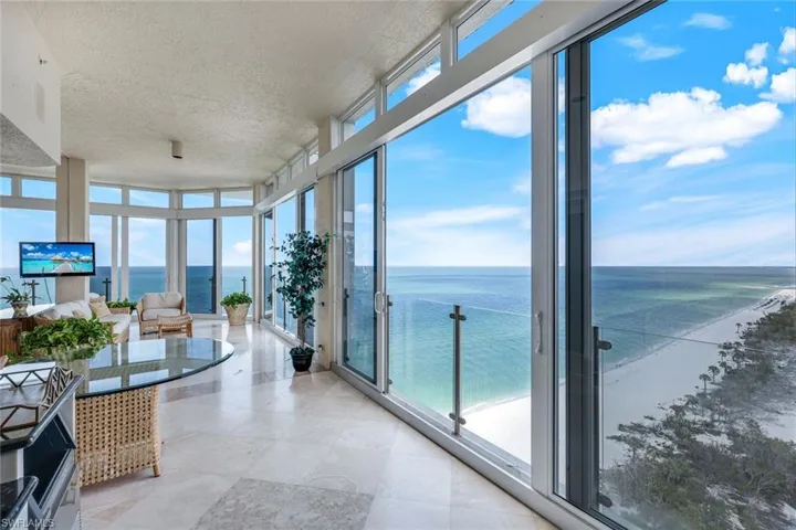 enclosed balcony with automated electric doors