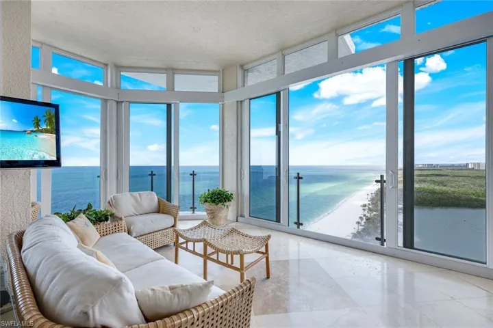 enclosed balcony with automated electric doors