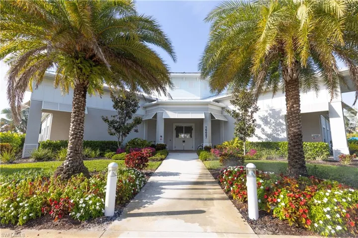 front of clubhouse