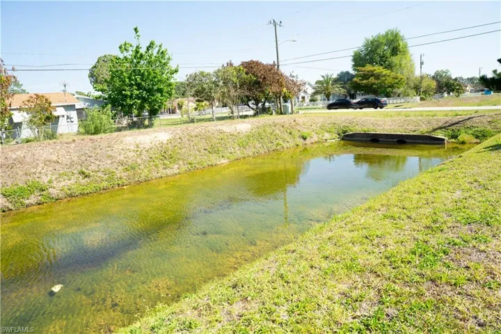Canal in Backyard