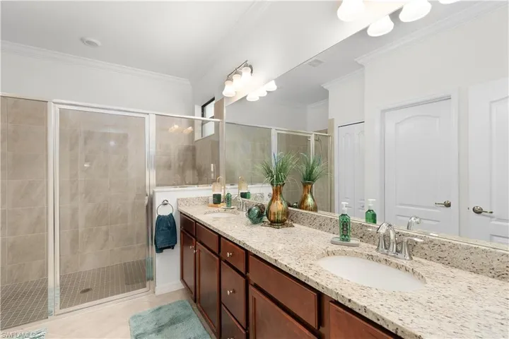 Oversized walk-in shower