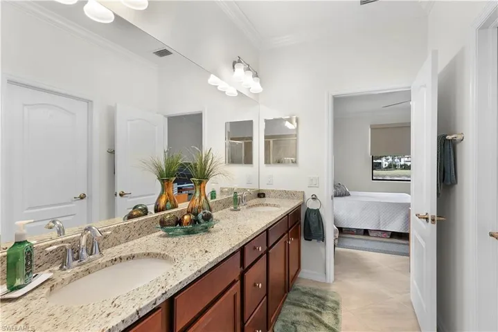 Primary Bathrm with dual sinks