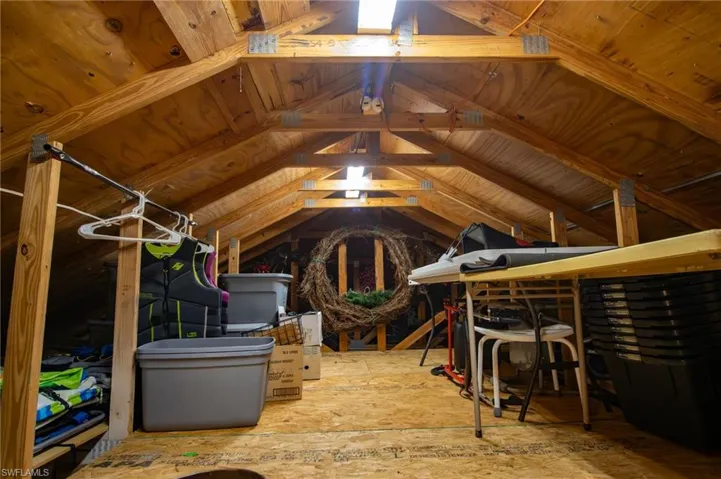 View of attic