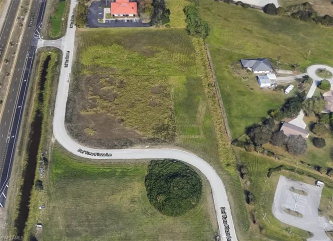 Aerial overview of property's location