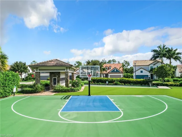 View of basketball court, Mail boxes & Bocce court