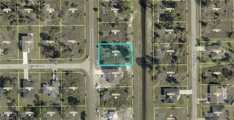 Aerial overview of property's location