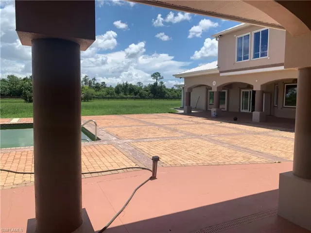 View of patio / terrace featuring an outdoor pool
