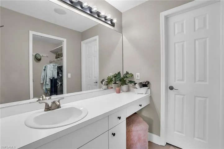 Bathroom featuring oversized vanity