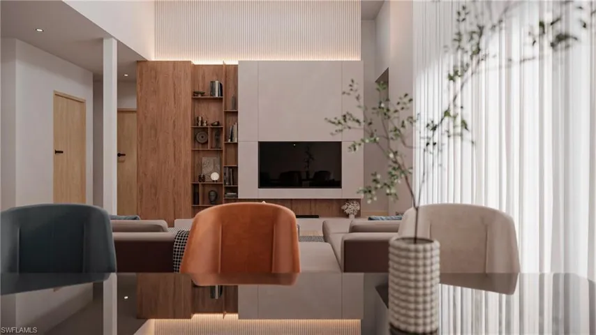 View of living area