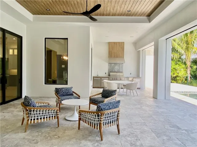 Outdoor Kitchen and Dining Areas