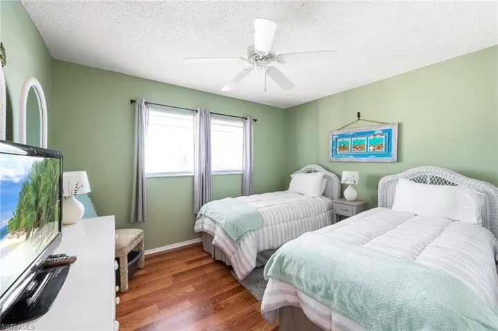 Guest bedroom with new Hurricane rated windows