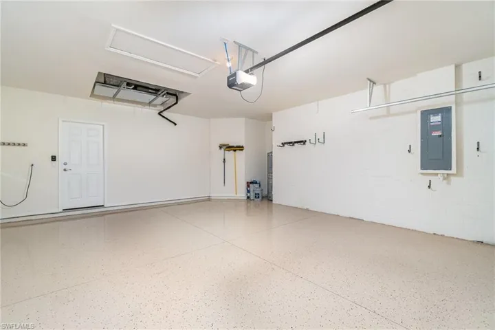 Epoxy and oversized garage