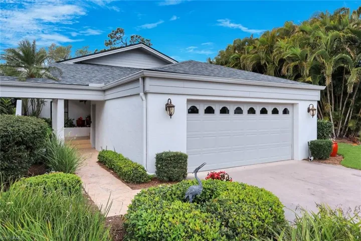 FRONT ELEVATION SHOWING 2 CAR GARAGE