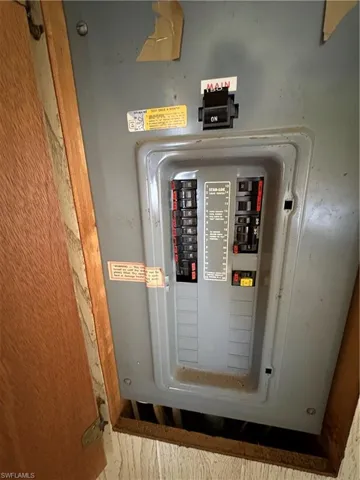 Utilities featuring electric panel