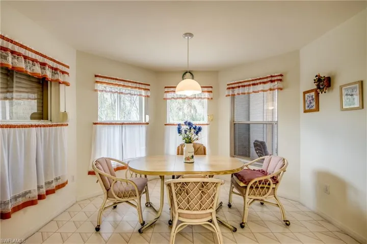 Eat-in Kitchen Nook for casual dining.
