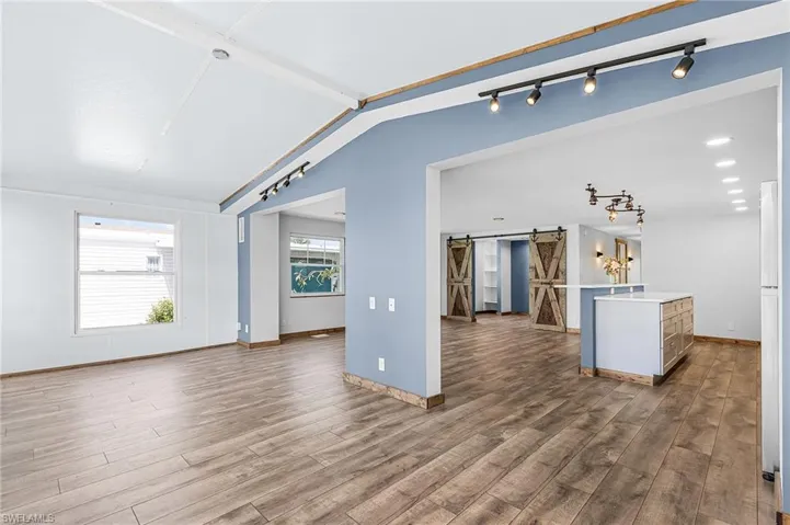 Large open floor plan