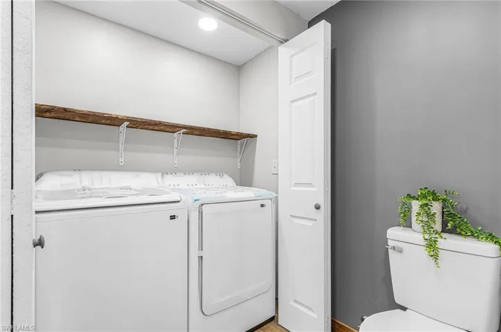 guest bath/laundry