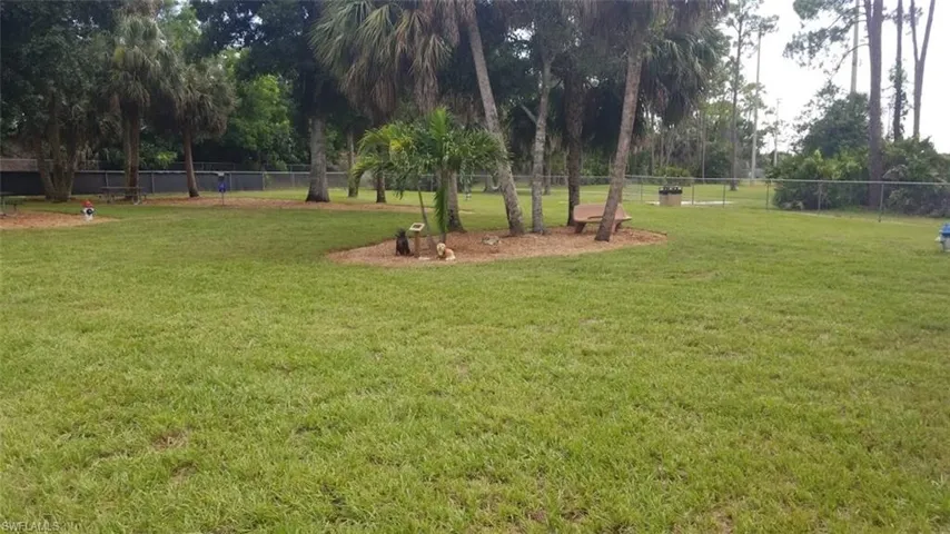Dog Park 1 for smaller dogs and one for larger dogs