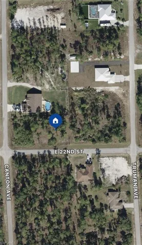 Aerial overview of property's location