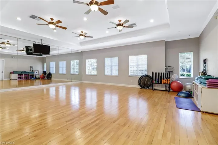 Dedicated workout room