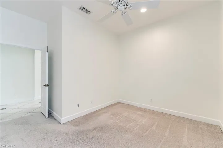 Den with French doors makes for a nive office