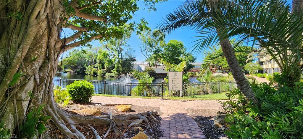 Pave path around the lagoon and grounds
