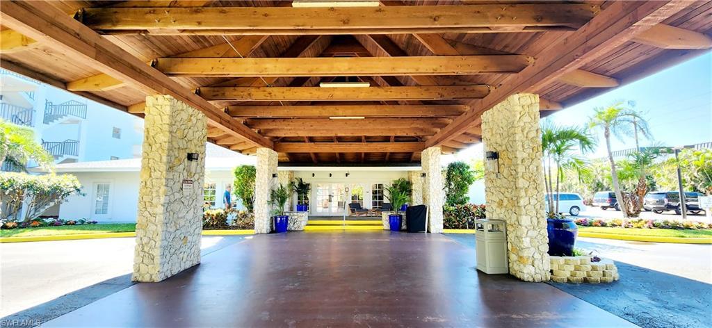 Resort front desk check in area