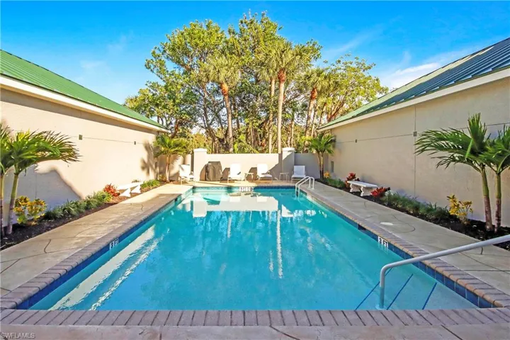 View of complex pool