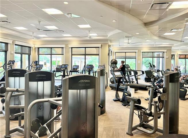 Fitness center and full service spa