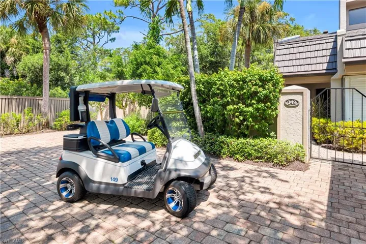 Included Golf Cart