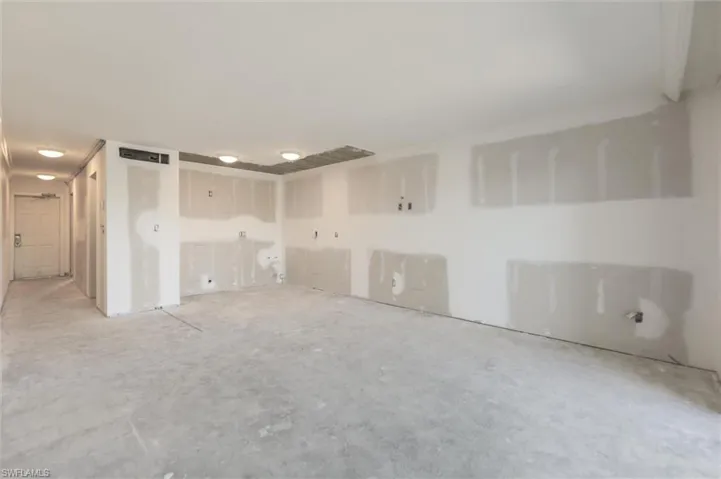 View of spare room