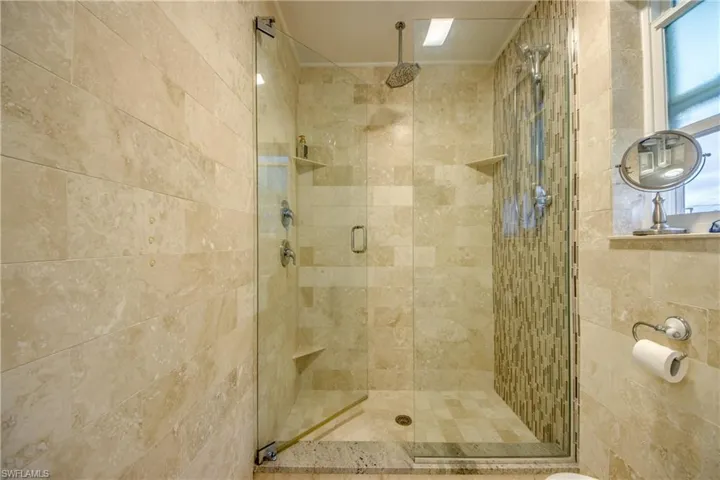 Main Bathroom featuring a stall shower