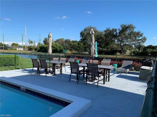 next to pool