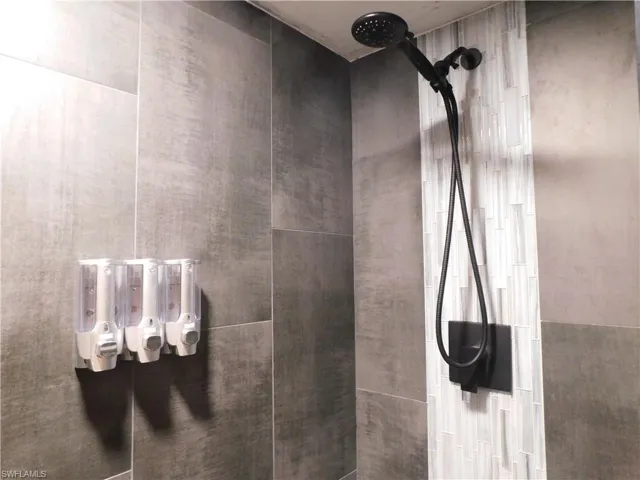 Bathroom with walk in shower