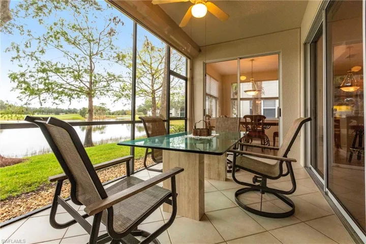 Lanai with access to Primary suite and Dinette