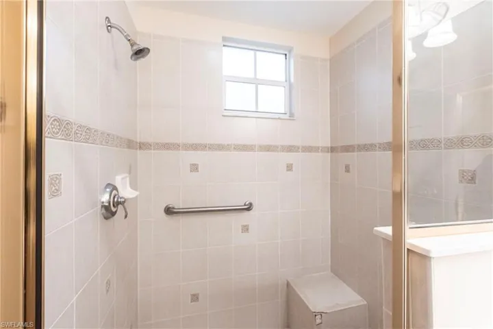 Primary suite walk in shower