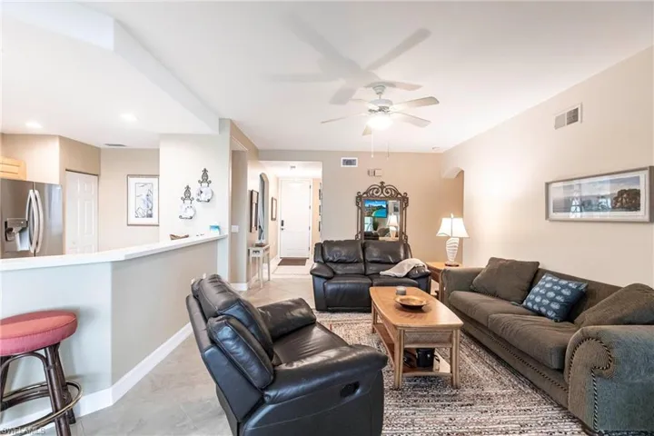 Open layout in main living area