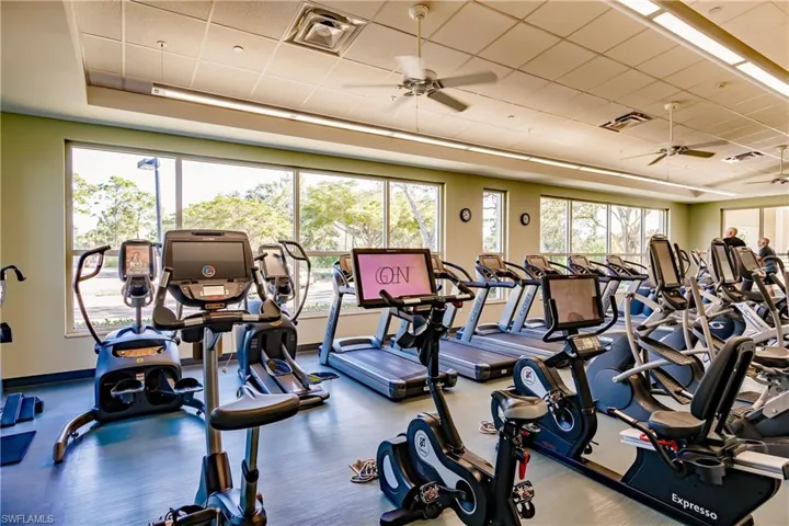Cardio room at fitness center