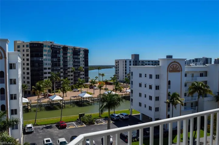 ESTERO BAY VIEWS FROM THE WALKWAY OUTSIDE THE UNIT