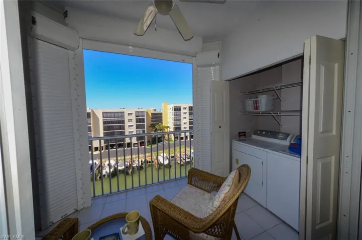 LAUNDRY CONVENIENTLY LOCATED ON LANAI.  ELECTRIC SHUTTERS.