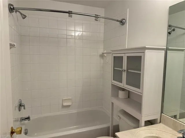 Bathroom 1 with Sink and New Light Fixture