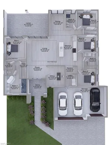 View of room layout