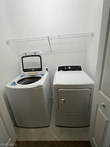 Laundry area with washer and dryer