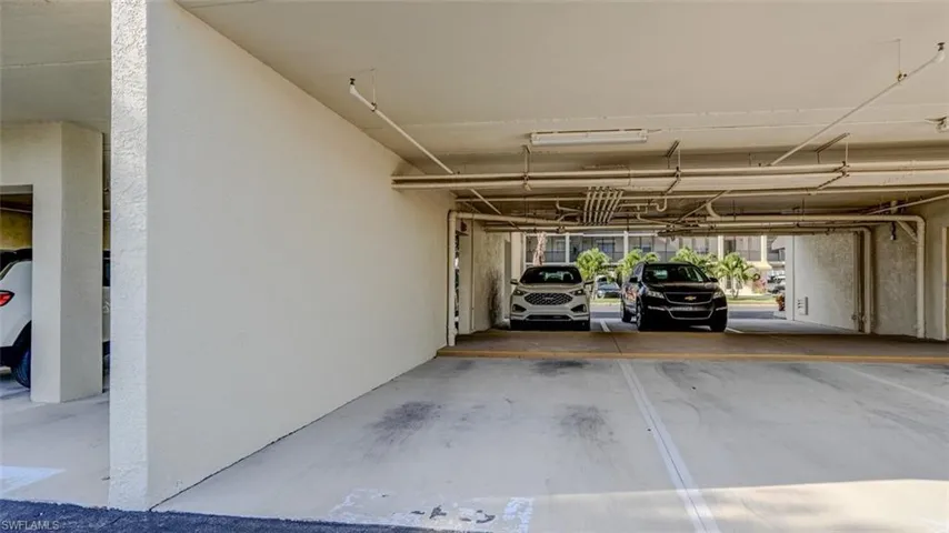 Deeded under building parking space