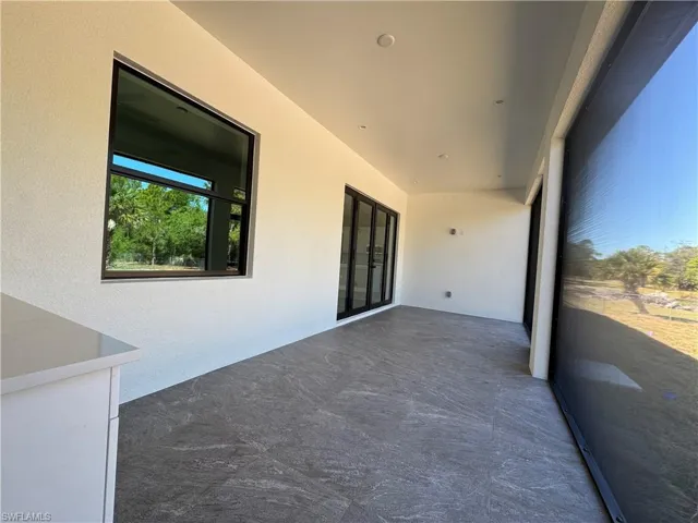 View of patio