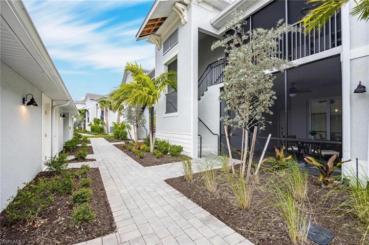 Walkway to Garage and Unit